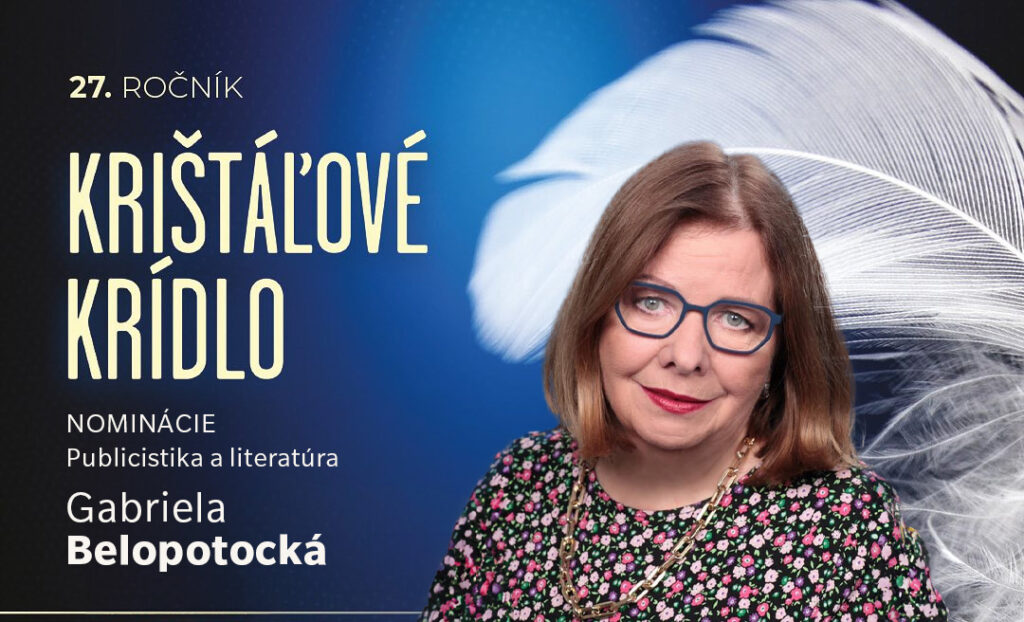 krištáľové krídlo Gabriela Belopotocká